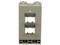 Placa Panduit CFPWR4CIG de Pared, Soporta 4 Puertos Mini-Com. Color Gris.