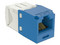Conector Jack RJ45 Panduit Estilo TP, Mini-Com, Cat6, 8 posiciones y 8 cables, Color Azul.

