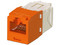 Jack Panduit CJ688TGOR cat6, RJ45. Color naranja.