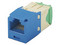 Jack de Red Panduit Cat6, de 8 posiciones y 8 cables, RJ-45 Estilo TG, Color Azul.