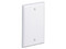 Placa de Pared Ciega Universal, Material ABS, Color Blanco Mate.