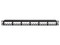 Panel de Parcheo Modular Panduit CPP24FMWBLY de 24 puertos Mini-Com (Sin Conectores), 1UR. Color Negro