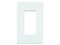 Placa de Pared Lutron CW-1-WH de 1 Espacio para Atenuador, Switch o Control, Color Blanco.