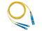 Jumper de Fibra óptica Panduit Monomodo, 9/125 OS2, LC a SC Duplex. Color Amarillo.