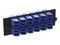 Placa Acopladora de Fibra Optica Panduit FAP, con 12 Conectores LC Duplex (24 Fibras), para Fibra Monomodo OS1/OS2. Color Azul.
