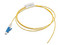 Pigtail de Fibra Óptica Panduit, Conector LC/UPC Simplex, Monomodo OS1/OS2 XGLO, OFNR, 1m. Color Amarillo.