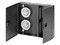 Caja de Conexión PANDUIT FWME2 de Fibra Óptica, Montaje en Pared, Acepta 2 Placas FAP o FMP, Hasta 48 Fibras, Color Negro.