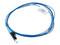 Pigtail de Fibra Óptica Panduit, Conector LC Simplex, Multimodo OM3 50/125, 900um, 2m. Color Azul.