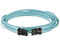 Cable de Red Dúplex Multimodo Panduit de Fibra Óptica, LC-LC 50/125 OM3, 3m. Color Aqua