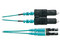 Jumper de Fibra Óptica Panduit Multimodo 50/125 OM3, LC-SC Dúplex, OFNR (Riser), Color Aqua, 1 Metro.