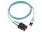 Jumper de Fibra Óptica Panduit Multimodo 50/125 OM3, LC-SC Dúplex, OFNR (Riser), Color Aqua, 30 Metros.