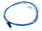 Pigtail de Fibra Óptica Panduit, Conector LC Simplex, Multimodo OM4 50/125, 900um, 1m. Color Azul.