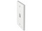 Placa vertical Panduit, de montaje en pared, tipo Keystone. Color Blanco.