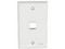 Placa vertical Panduit, de montaje en pared, tipo Keystone. Color Blanco.