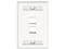 Placa de Pared Vertical PANDUIT NK2FWHY, 2 Puertos RJ45 Keystone, Espacios Para Etiquetas, Color Blanco.
