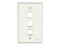 Placa de Pared Panduit NK3FNIW, con 3 puertos keystone. Color Blanco.