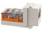 Conector Jack Estilo Leadframe Panduit NK5E88MWHY Tipo Keystone, Cat5e, 8 posiciones y 8 cables, Color Blanco.