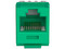 Conector Jack Estilo 110 (de Impacto), Tipo Keystone, Cat6, de 8 posiciones y 8 cables, Color Verde.