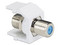 Módulo Acoplador Coaxial Panduit NKFWH Tipo F, Keystone de 75 Ohms, 3.0 GHz, Color Blanco.