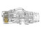 Plugs RJ-45 Panduit, Cat6/6A, UTP, Chapado en Oro de 50 micras, bote con 100 piezas.