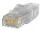 Plugs RJ-45 Panduit, Cat6A, UTP, Chapado en Oro de 50 Micas, Paquete con 100 piezas.