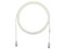 Cable de Panduit TX6, UTP Cat6, Diámetro Reducido (28AWG), Color Blanco, 20 cm.