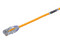 Cable de Parcheo TX6, UTP Cat6, Diámetro Reducido (28AWG), Color Naranja, 20 cm