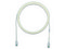 Cable de Parcheo TX6 PANDUIT, UTP Cat6, Diámetro Reducido (28AWG), Color Blanco, 8in (20.2cm).