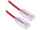 Cable de Red Panduit, Cat6A, UTP (M-M), 28 AWG, 20cm. Color Rojo.