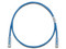 Cable de red Cat6 Panduit de RJ45 (macho) a RJ45 (macho), 30cm. Color azul.