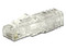 Conector Jack Modular Panduit Tx6, RH45, CAT 6. Transparente.
