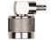 Conector N Macho RF Industries en A/R de Anillo Plegable, para cables RG-58/U, RG-142/U, Níquel/ Oro/ Teflón.