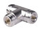 Adaptador en T RF Industries RFN-1011-1, Triple Conectores N Hembra.