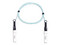 Jumper de Fibra Óptica Ruijie XG-SFP-AOC1M con Mini GBIC, Conector SFP+ a SFP+, 1m. Color Azul.