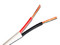 Bobina de cable Saxxon para alarma, 2 conductores, 22AWG, 305m. Color Blanco.