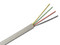 Bobina de cable Saxxon para alarma, 4 conductores, 22AWG, 305m. Color Blanco.