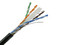 Bobina de Cable Saxxon Cat6 (UTP), 305 m, 23 AWG, Cobre con Gel,  para uso Exterior. Color Negro.