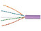 Bobina de Cable UTP SIEMON, de 4 pares, Cat6, Color Violeta, 24 AWG, 305m.
