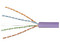 Bobina de Cable UTP Siemon Reelex, Cat6, Caja con 305m, Calibre 23 AWG, 4 Pares. Color Morado.