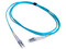 Jumper de Fibra Óptica Multimodo Siemon FJ2-LCLC5L-01AQ de 1m, Conector LC-LC, Dúplex, Color Azul.