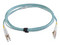 Jumper de Fibra Óptica Siemon Multimodo 50/125 XGLO OM4, LC-LC Duplex, OFNR, Color Aqua, 10 Metros.