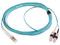Jumper de Fibra Óptica Multimodo Siemon FJ2-LCSC5L-05AQ de 5m, Conector LC-SC, Dúplex, Color Azul.