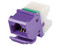Jack Siemon MX608, UTP Cat6, Estilo 110. Color Violeta.