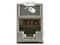 Modulo Jack Siemon UltraMAX U5-H04NS, UTP Cat5e, RJ-45 Hembra, Montaje híbrido en Placa de Pared. Color Gris.