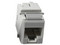 Jack Siemon UltraMAX Cat5e, UTP, Tipo Keystone, Color Gris.