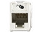Jack Siemon U6-H02NS UltraMAX Cat6, UTP, Montaje híbrido en placa de pared. Color Blanco.