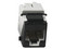 Jack Siemon U6A-K01NS UltraMAX Cat6A, UTP, Tipo Keystone. Color Negro.