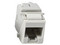 Jack Siemon U6A-K02NS UltraMAX Cat6A, UTP, Tipo Keystone. Color Blanco.