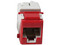 Jack Siemon UltraMAX Cat6A, UTP, Tipo Keystone, Color Rojo.
