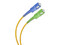 Cable de Fibra Óptica Steren 508-002 de 2m, SC APC/UPC, Para Conexión de Modem, Color Amarillo.